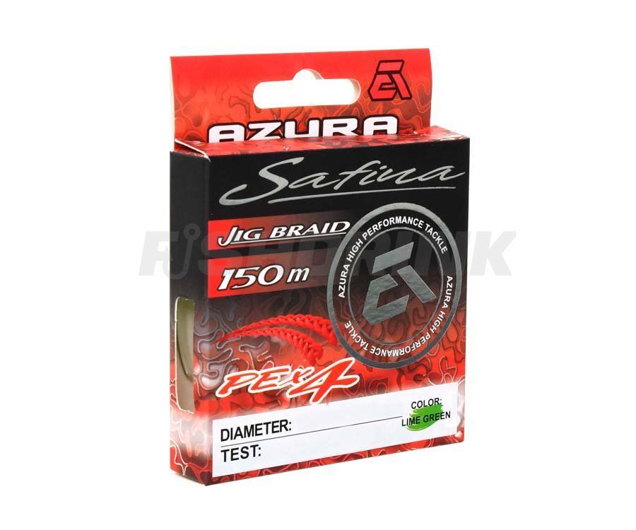 Шнур Azura Safina PE X4 II 150м #1.5 0.205мм