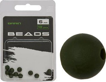 Бусинка Brain Beads 6mm (10 шт/уп) Green SGXA-9240-6