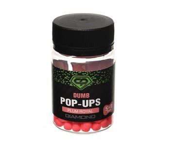 Бойли Carp Pro Diamond Dumb Pop-Ups Plum Royal 5/8мм, 5/8 мм, Plum Royal, Pop-up
