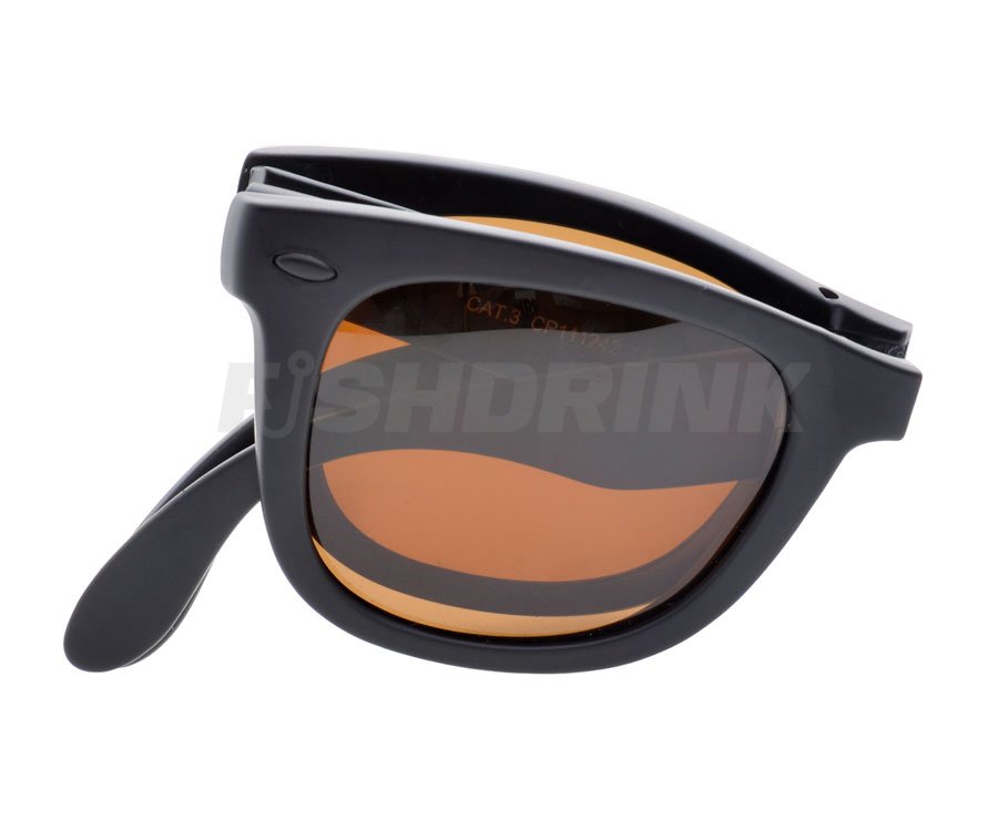 Поляризационные очки Carp Pro складные коричневые + чехол + салфетка