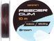 Амортизирующая резина Brain F-Gum 0.8mm 12lb/6kg 10m Brown