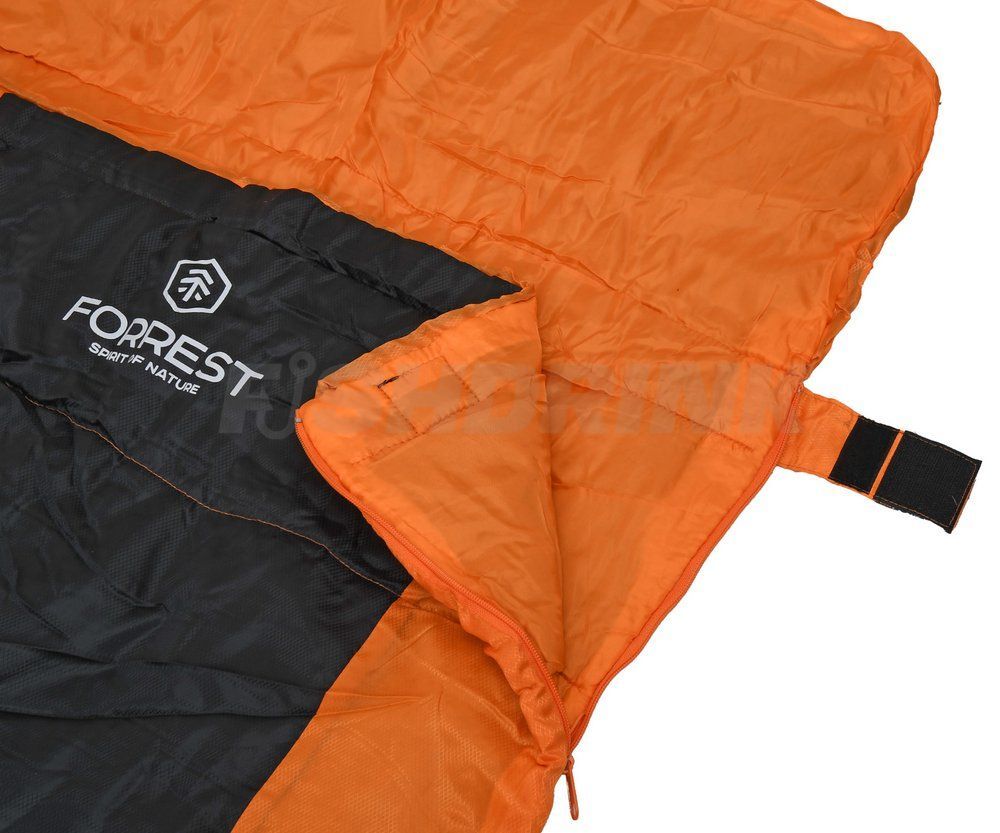 Спальний мішок Forrest Optima+ 20&deg;C Sleeping Bag Orange-Black Right