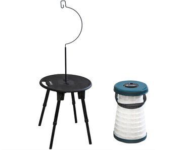 Стіл зі стільцем Forrest Camper set x1 LED Compact series black