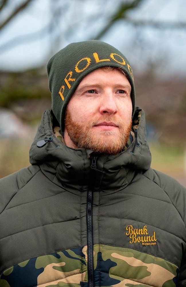 Шапка Prologic Bivy Logo Beanie One size Rifle Green/Orange