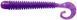 Силикон Reins G-Tail Saturn 2.5" 567 Lilac Silver & Blue Flake (20шт/уп)