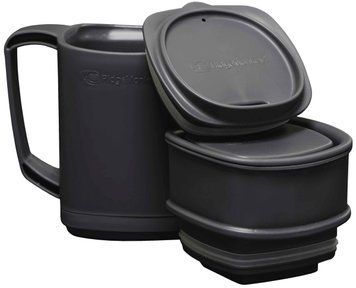 Термокружка RidgeMonkey ThermoMug DLX Brew Set Grey з набором ємностей