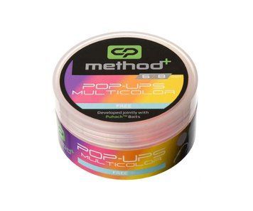 Бойлы Carp Pro Method⁺ Multicolor Pop Ups 8/6мм Free