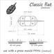Годівниця ORANGE Classic Flat Method з вертлюгом № 4, 30 гр., в уп. 1 шт.