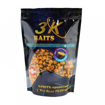 Зерновой МИКС КУКУРУДЗА 3KBaits (с коноплей) 800 г.