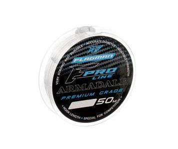 Леска Flagman Armadale Premium Grade 50м 0.133мм, 3.6 LB, Прозорий, Жилка, 0.1 до 0.2 мм, 50 м, 0,133 мм, 1.65 кг, така що тоне