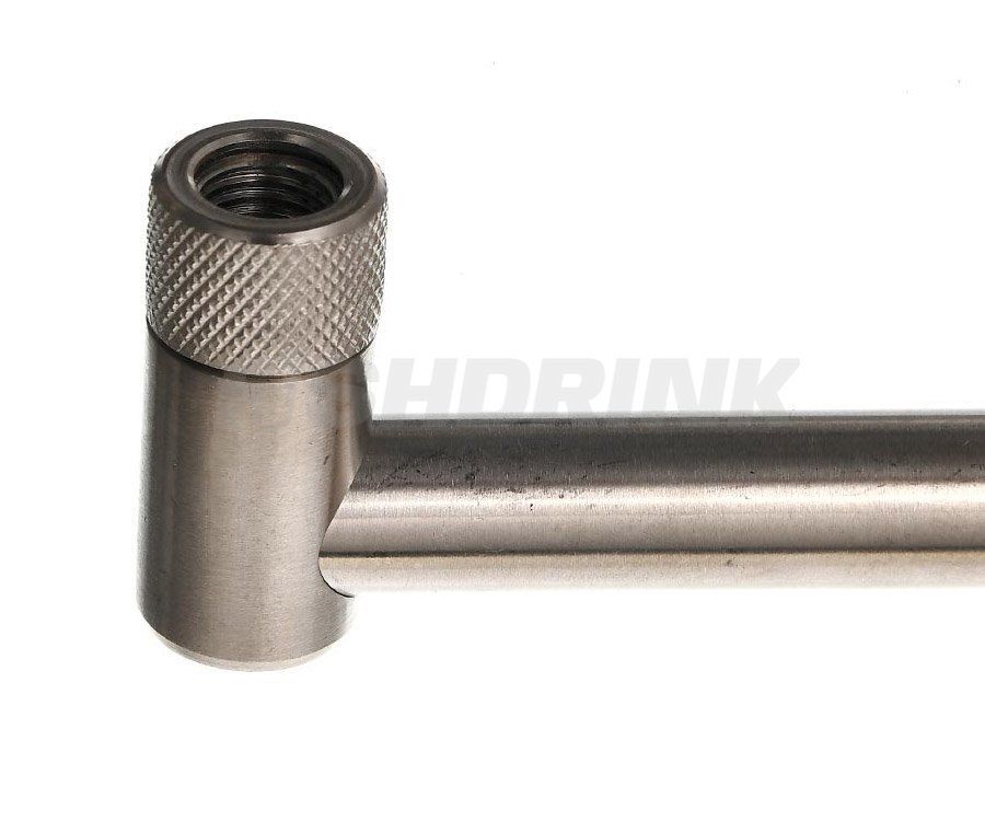 Буз-бар Carp Pro на 2 вудлища 2 Rod Stainless Steel Fixed Buzz Bar 8" 20см, 20 см, Нержавіюча сталь, 1, Цілісний