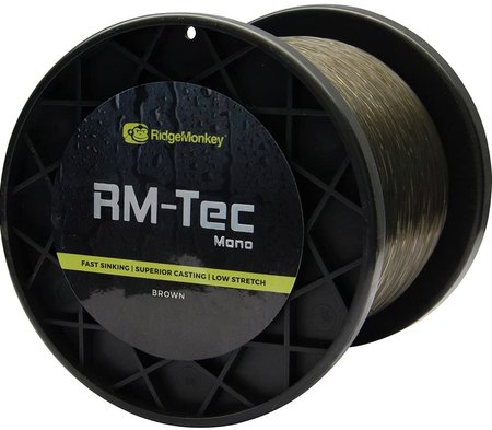 Волосінь RidgeMonkey RM-Tec Mono 1200m 0.35mm 12lb/5.4kg Brown