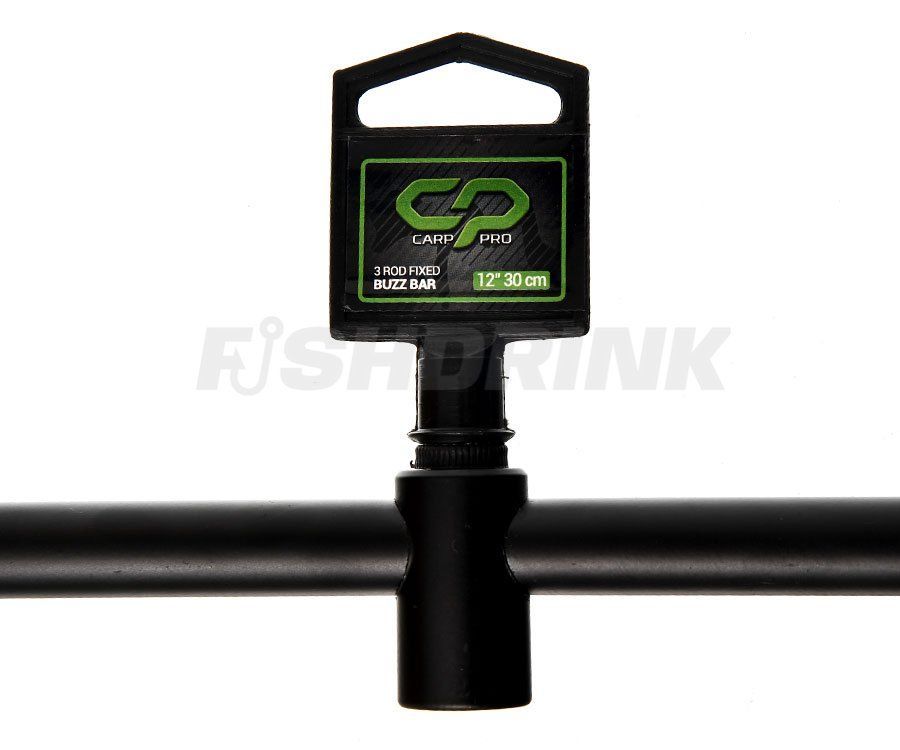 Буз-бар на 3 вудлища Carp Pro 3 Rod Fixed Buzz Bar 12" 30см, 30 см, 1, Цілісний