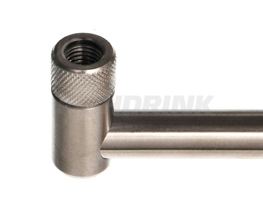 Буз-бар Carp Pro на 2 вудлища 2 Rod Stainless Steel Fixed Buzz Bar 6" 15см, 15 см, Нержавіюча сталь, 1, Цілісний
