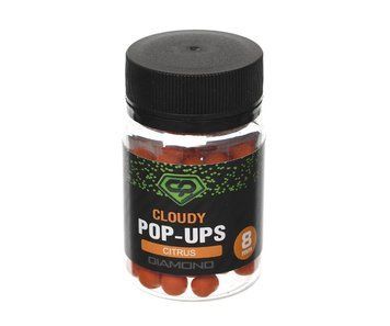 Бойли Carp Pro Diamond Cloudy Pop-Ups Citrus 8мм, 8 мм, Citrus, Pop-up