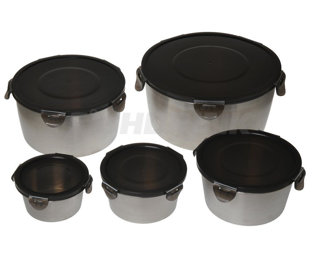 Набір контейнерів з кришкою Forrest SS Food Container Set x5 12/14/16/20/24см
