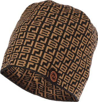 Шапка Brain з патерном 56 Black/Brown