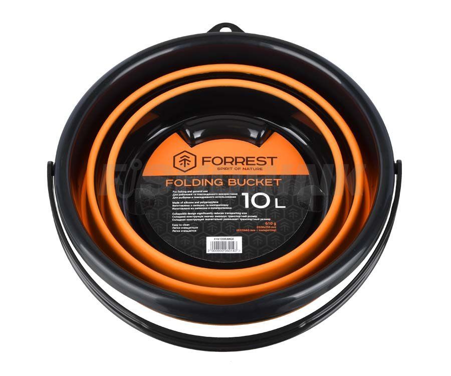 Ведро Forrest Folding Bucket Orange 10л