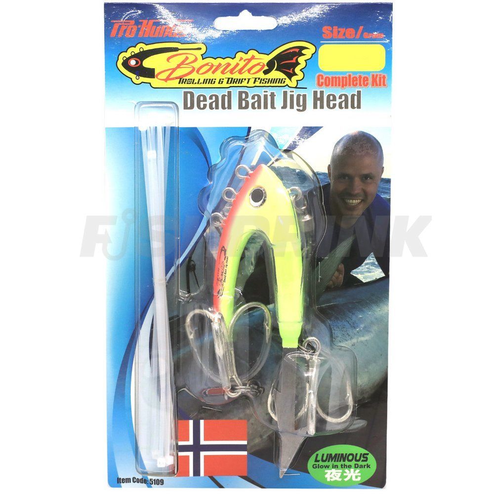 Голівка монтажна Bonito Dead Bait jig head-complete Kit 500g #2 (P510950002)