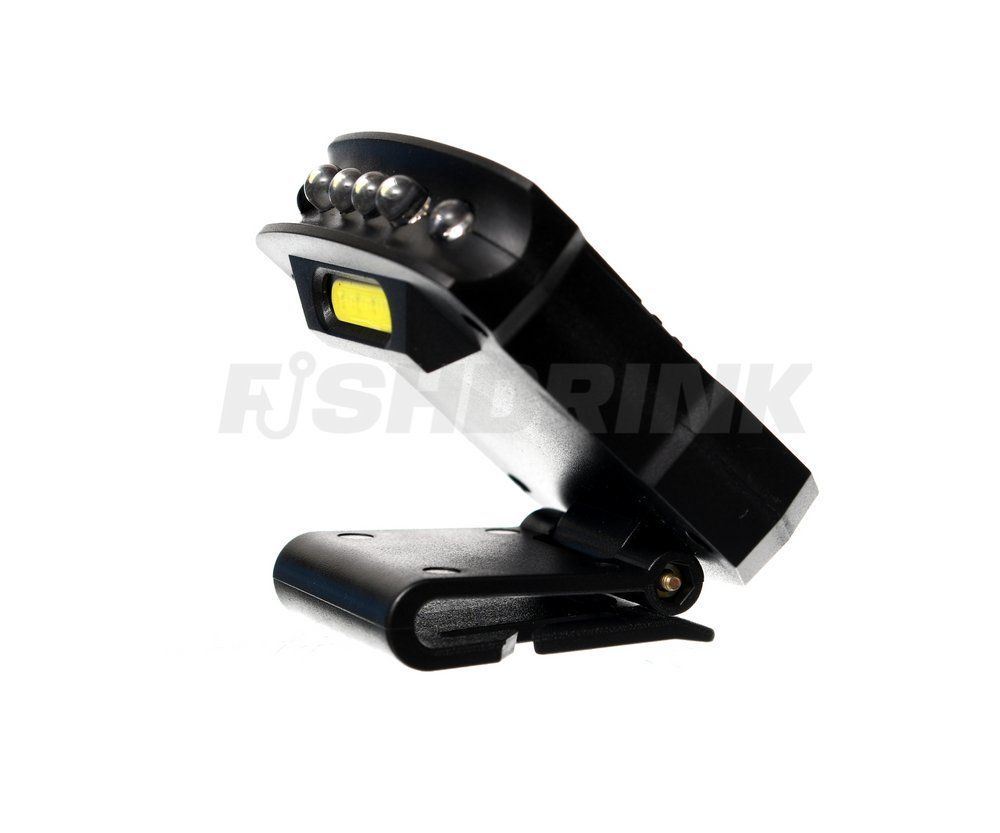 Ліхтарик налобний з кліпсою Flagman Hat Clip + Head Lamp 3+1 (sensor)