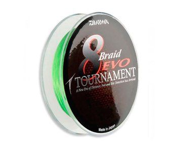 Шнур Daiwa Tournament 8xBraid EVO Chartreuse 135м 0.14мм