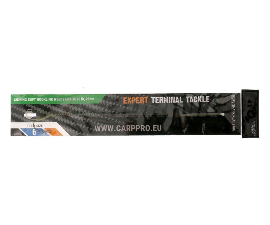 Поводок с крючком c лентяйкой Carp Pro KS №6