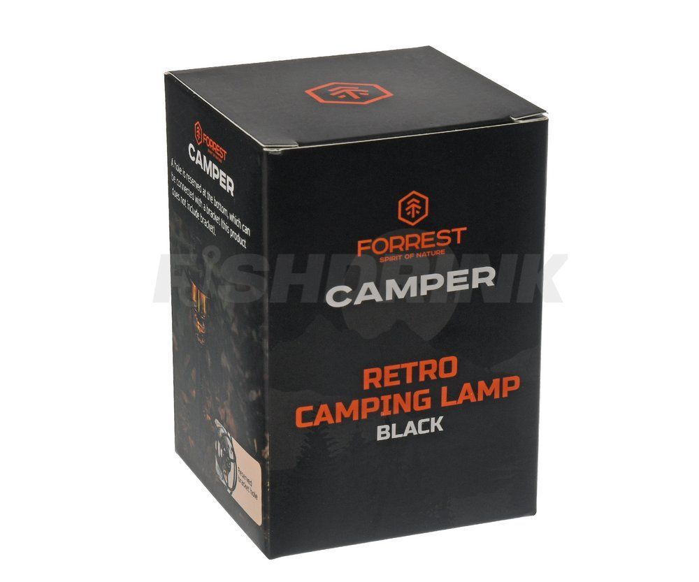 Ліхтар кемпінговий Forrest Camper Retro Camping Lamp Black