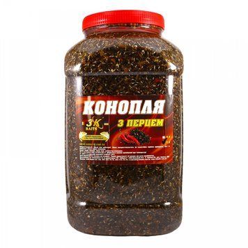 Конопля с перцем 3KBaits (острая) банка 5л