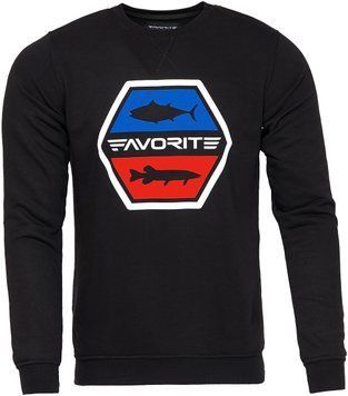 Реглан Favorite SB6 (світшот) M шестиуголь. лого ц:black