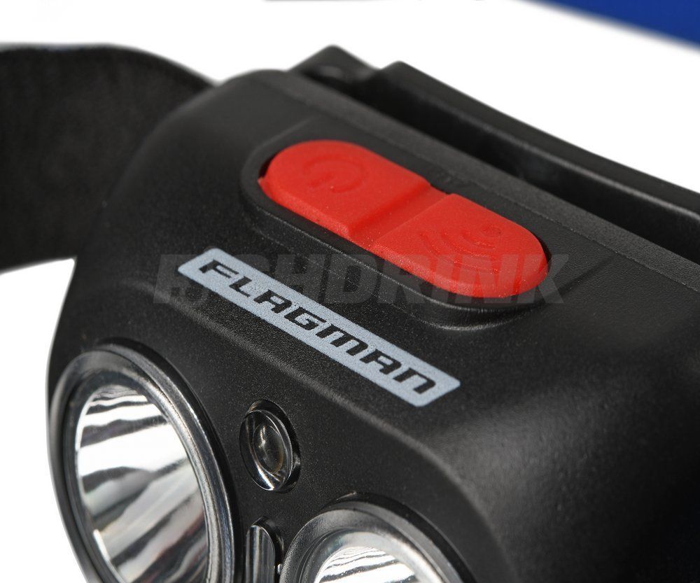 Налобний ліхтар Flagman HeadLamp White+UV (Purple)