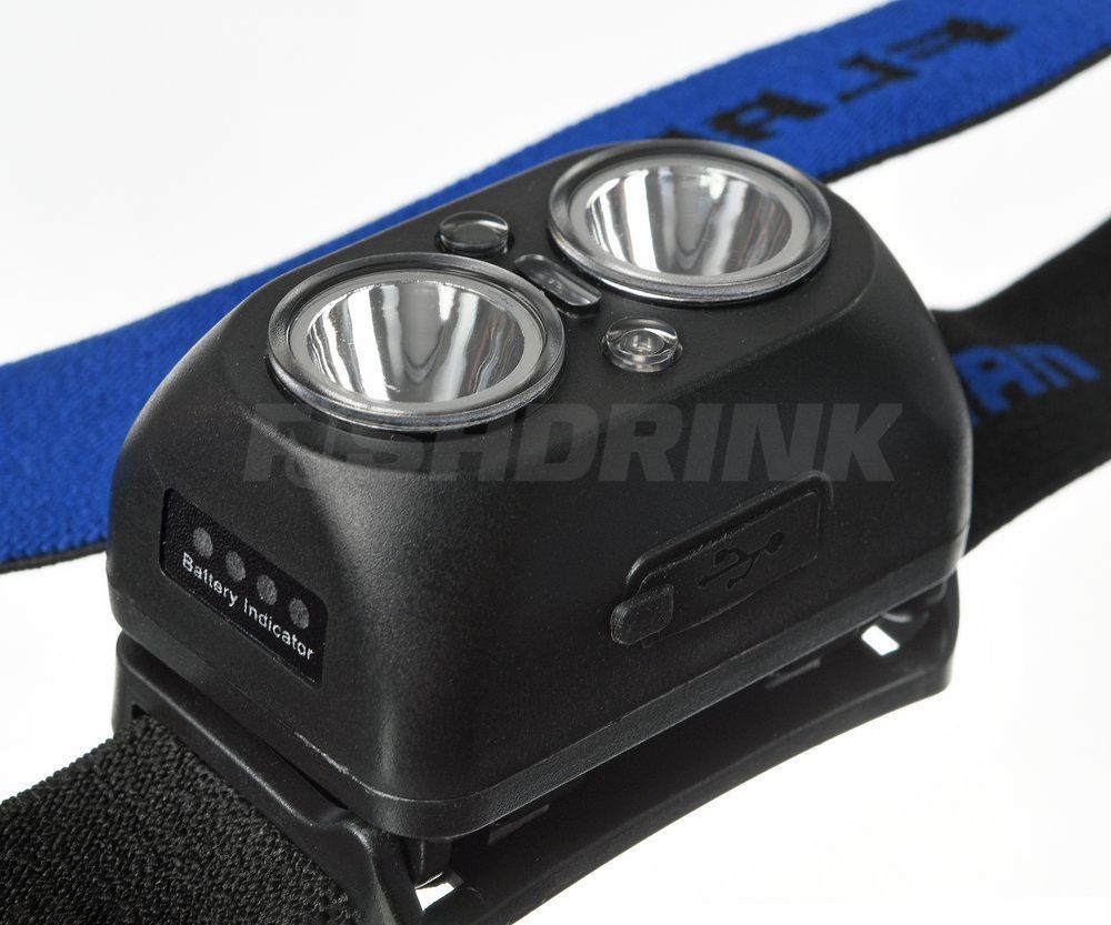 Налобний ліхтар Flagman HeadLamp White+UV (Purple)