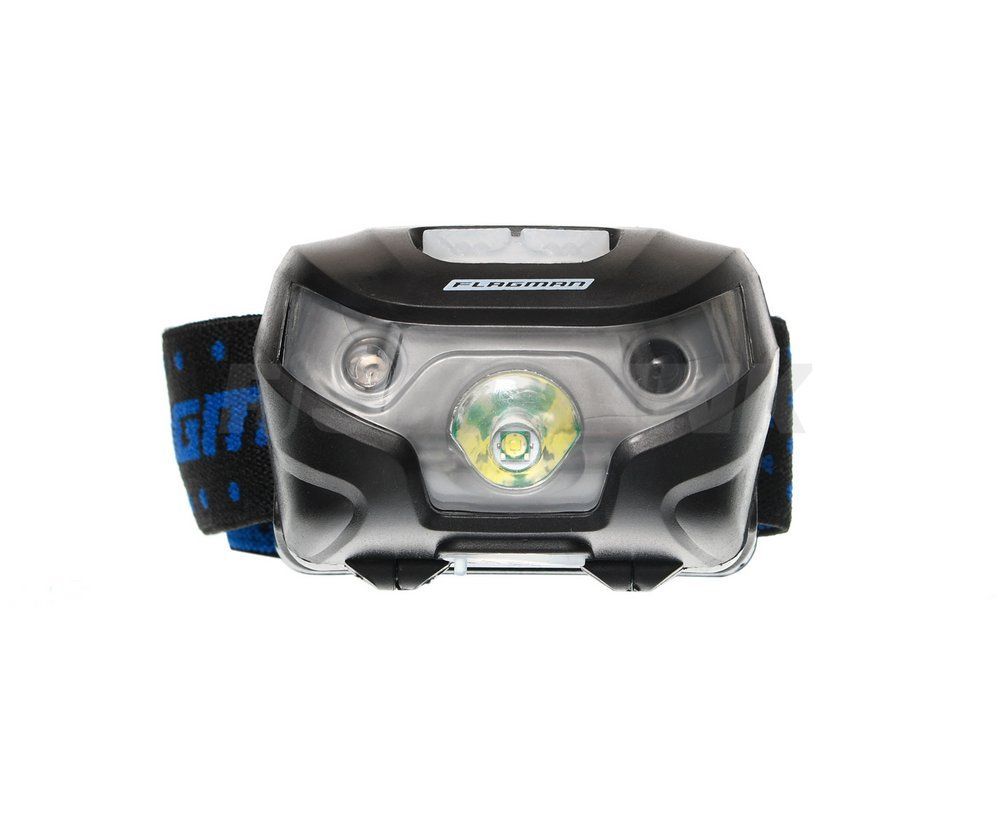Лiхтар налобний Flagman Head Lamp 3 режимы (sensor) з акумулятором
