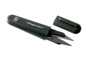 Ножницы для лески Flagman green matt / black