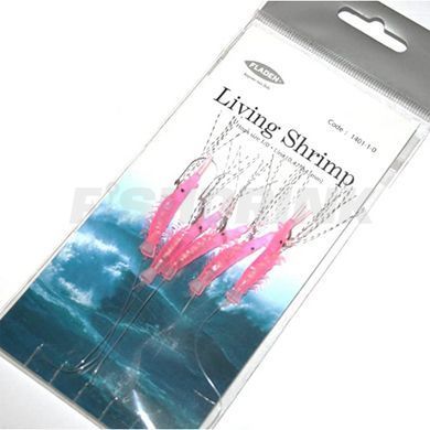 Морський монтаж Fladen Living Shrimp 5 hooks 6 0.35mm/0.30mm (1401-6)