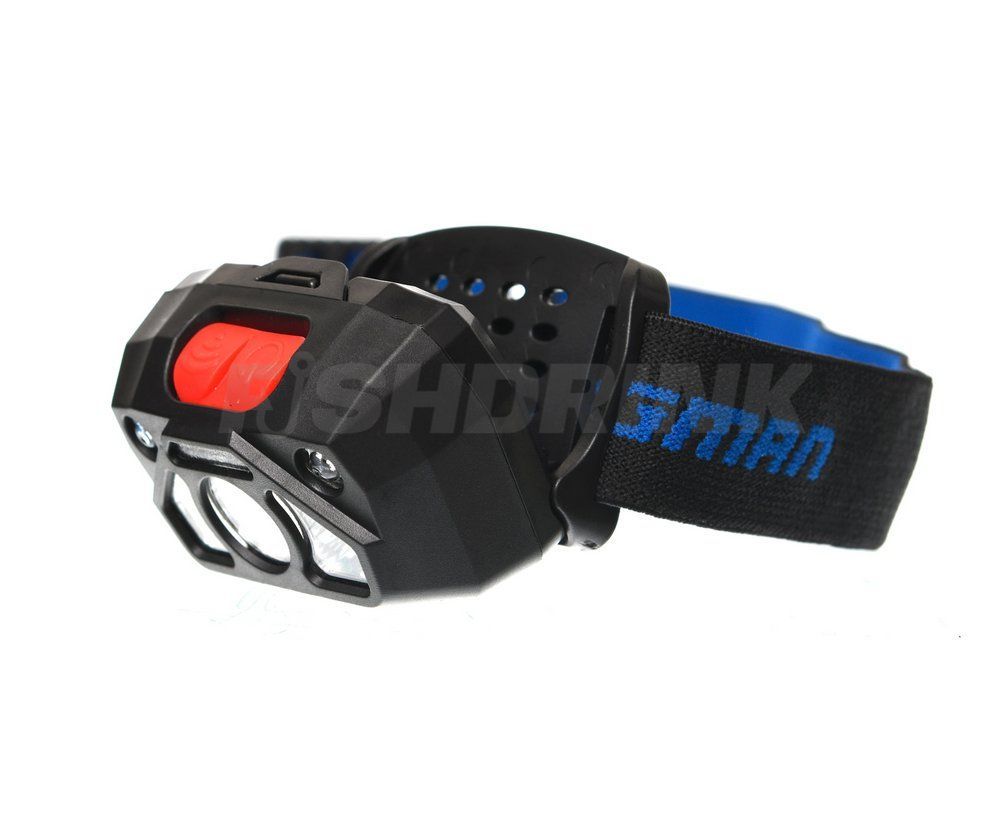 Фонарик налобный Flagman Head Lamp 6 режимов (sensor) с аккумулятором