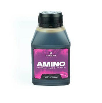 Ликвид ТМ "Украинская Рыбалка" Amino Liquid Кальмар Лесные ягоды 250 мл.