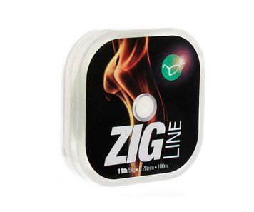 Леска Korda Zig Line 11lb 0.28мм 100м, 11 lb, прозоро-зелений, 0.2 до 0.3 мм, 100 м, 0,28 мм, 5 кг, плаваюча