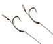 Готовый поводок Carp Pro 15см Sinking Braid 25 lb x8 PTFE Curved Shank №4