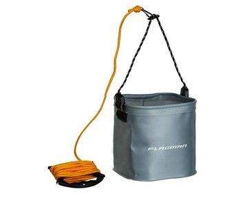 Ведро для воды Flagman EVA Bucket Square 18,5х18,5х18 см