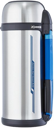 Термос ZOJIRUSHI SF-CС18XA 1.8l (складная ручка+ремешок) Стальной