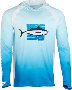Реглан Favorite Hooded Jersey Tuna L к:блакитний