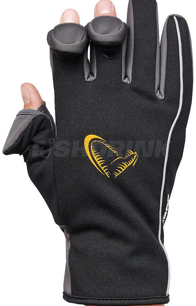 Перчатки Savage Gear Softshell Winter Glove L ц:black