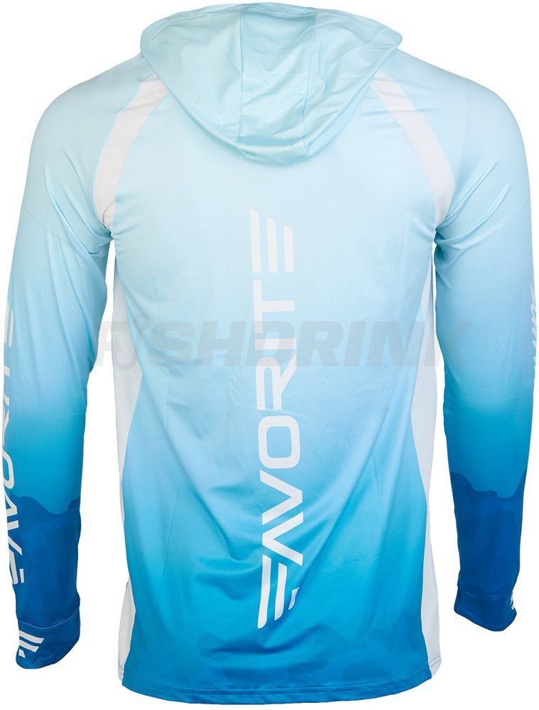 Реглан Favorite Hooded Jersey Tuna L к:блакитний