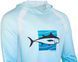 Реглан Favorite Hooded Jersey Tuna L к:блакитний
