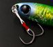 Пількер Jackall Binbin Metal TG 55mm 40.0g Green Gold Ika Glow