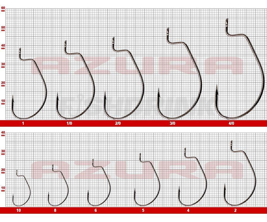 Гачки Azura Finesse Offset Hook №10