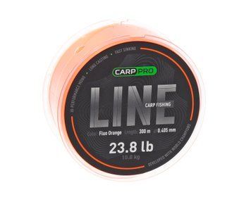 Леска Carp Pro Carp Fishing Line Fluo Orange 300м 0.309мм