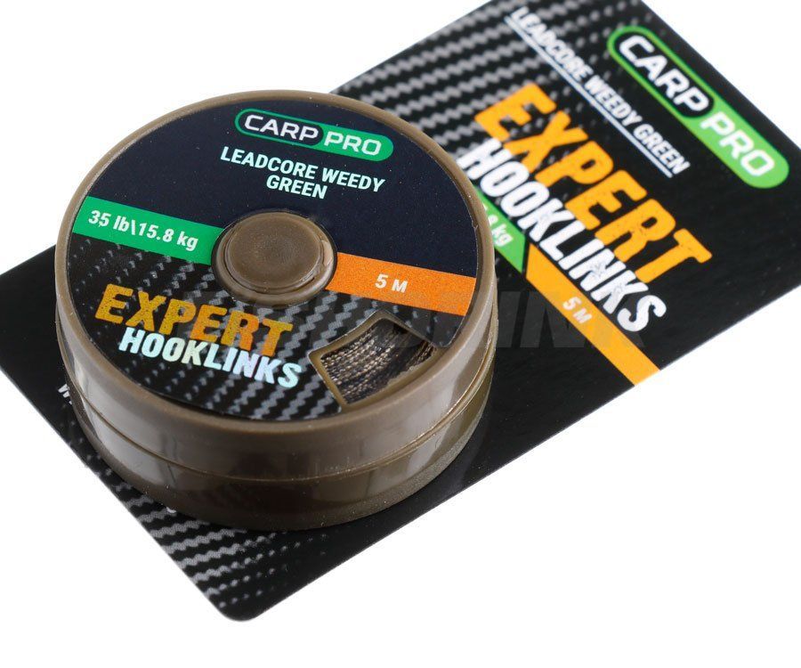 Ледкор зеленого цвета Carp Pro 5 м 35 lb