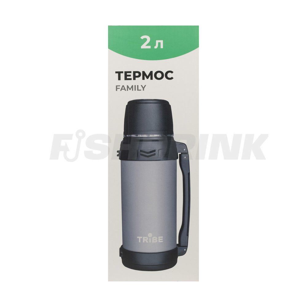 Термос Tribe Family line 2 л T-DG-0001, grey