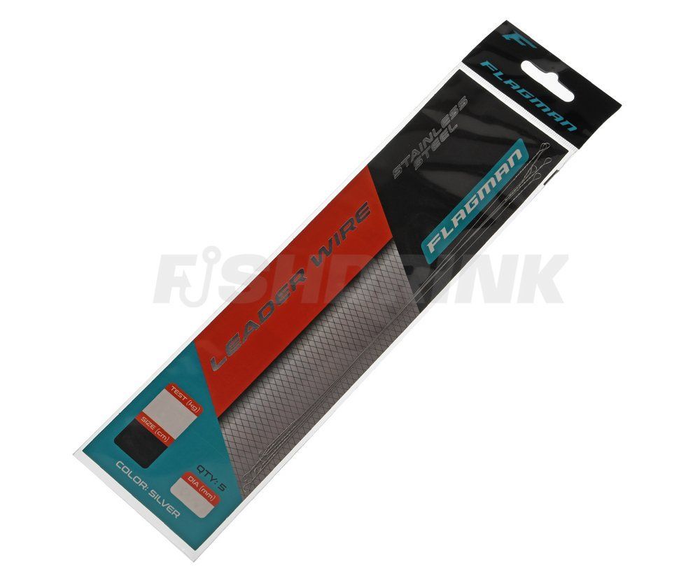 Повiдець скрутка Flagman Leader Wire 25см 5pcs 0.40мм